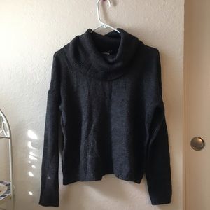 Charcoal grey knit sweater